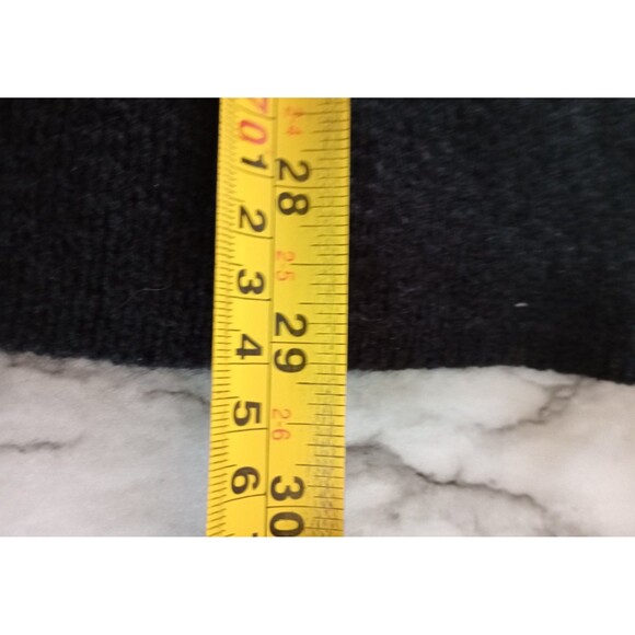 APT. 9 Black Riding Cape Closed Knit Neck Clasp and Buttons One Size Fits Most - Picture 9 of 10